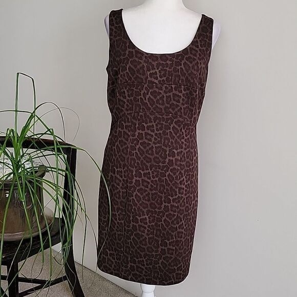 Michael Kors olive green leopard dress - Picture 4 of 13